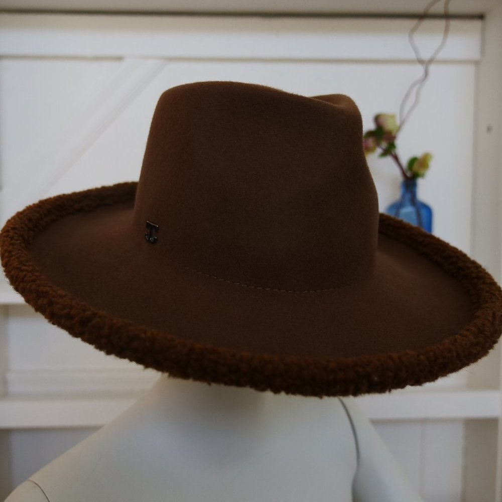 Brown Callanan Fedora - Fur Brim